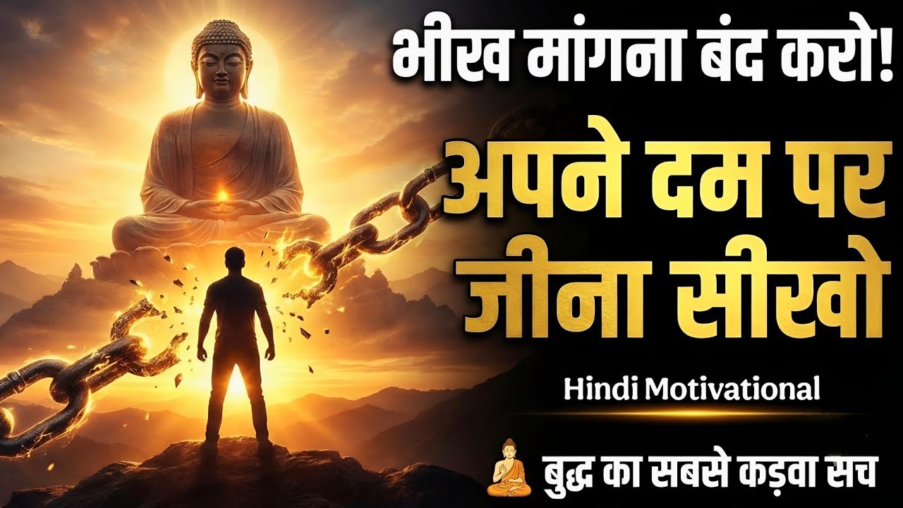 अपने दम पर जीना सीखो - बुद्ध का सबसे कड़वा सच | Life Changing Buddha Story | Success quotes in Hindi