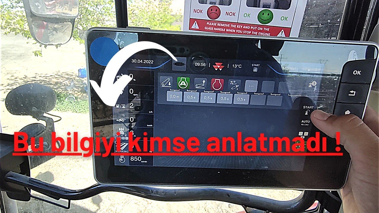 Massey Ferguson da sıra dönme tuşu nasıl çalışır~Bu bilgi başka yerde yok & harika bir kolaylık