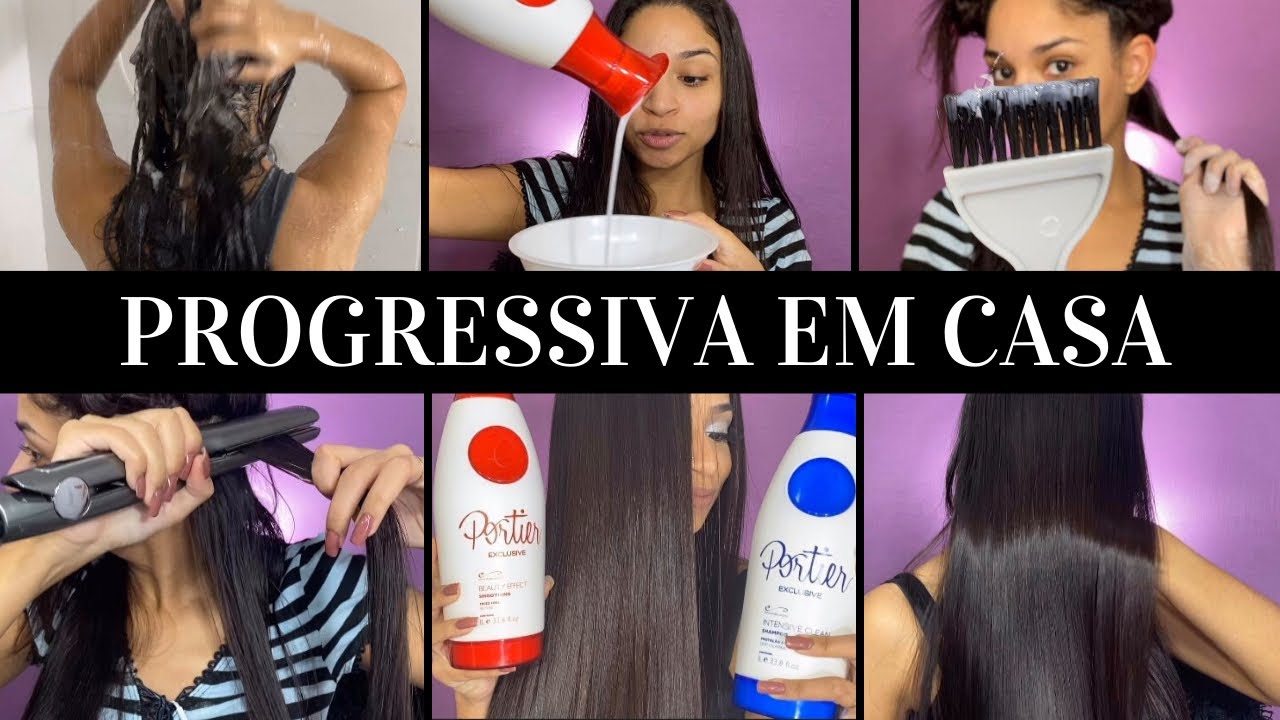 COMO FAZER PROGRESSIVA EM CASA SOZINHA | TUTORIAL COMPLETÍSSIMO