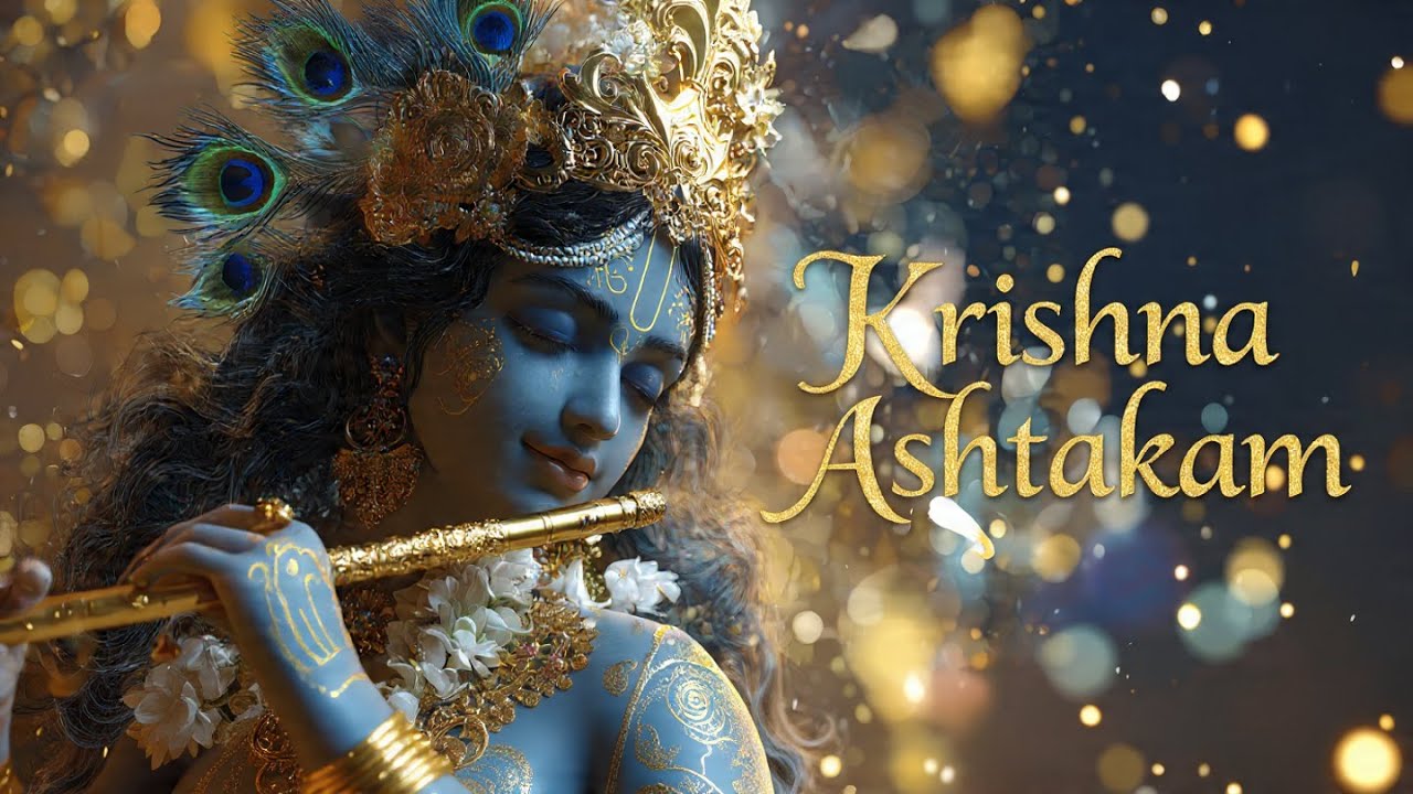 श्री कृष्ण अष्टकम |  A worshiping prayer devoted to Lord Krishna.