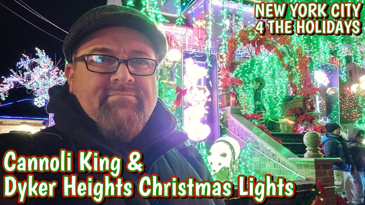 Cannoli King & Dyker Heights Christmas Lights | New York City for The Holidays | Day 5 - pt. 2