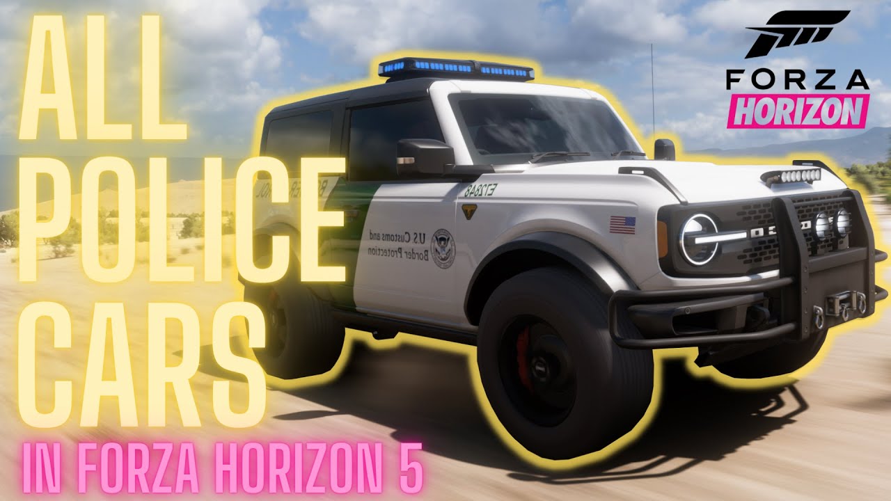 ALL POLICE CARS in Forza Horizon 5 | 20+ CARS | Forza Horizon 5 | driftboy01
