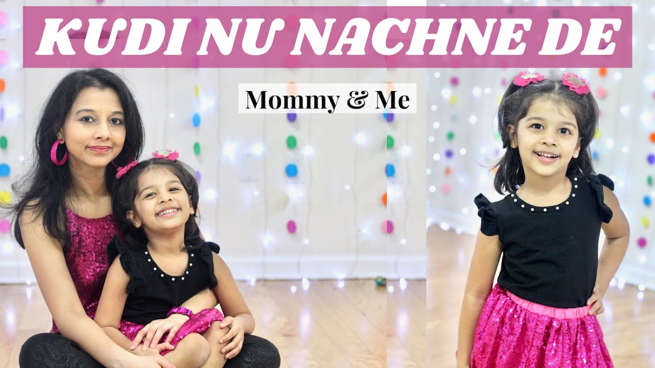 Kudi nu Nachne De | Mother Daughter Dance | Aira & Shalini (Mom) | 4 year old | Angrezi Medium