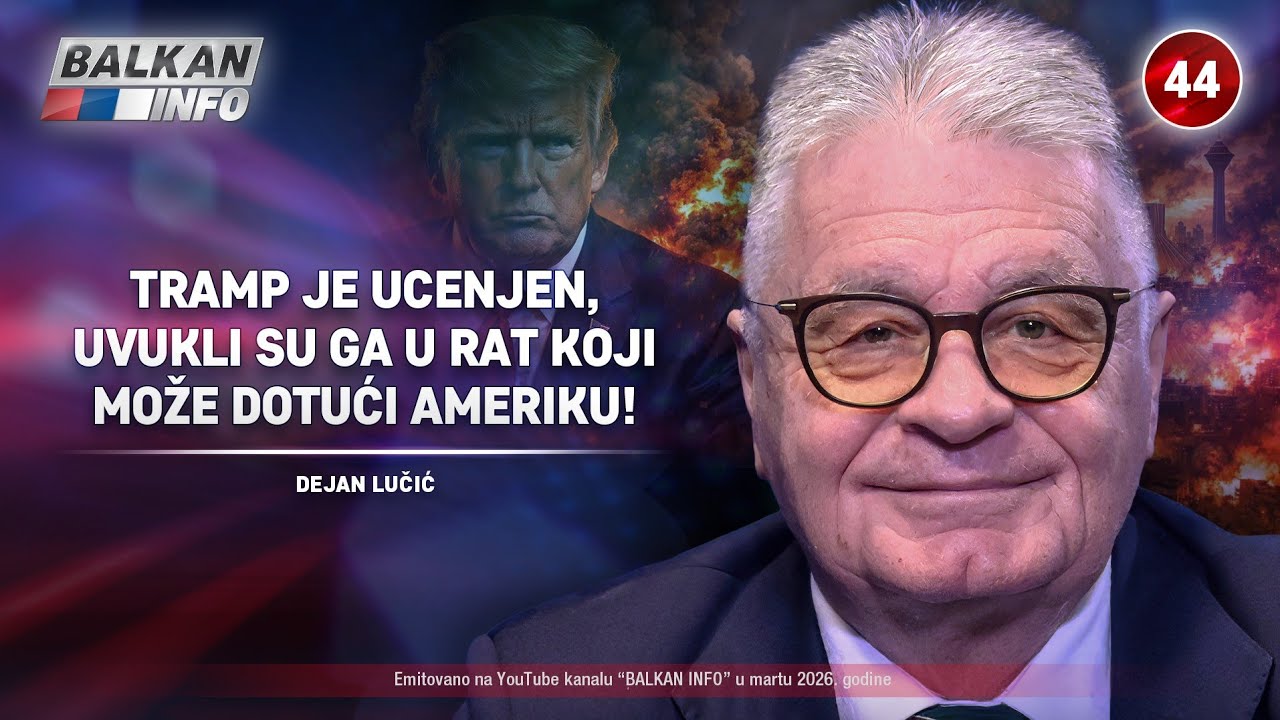 INTERVJU: Dejan Lučić &ndash; Tramp je ucenjen, uvukli su ga u rat koji može dotući Ameriku! (28.3.2026)