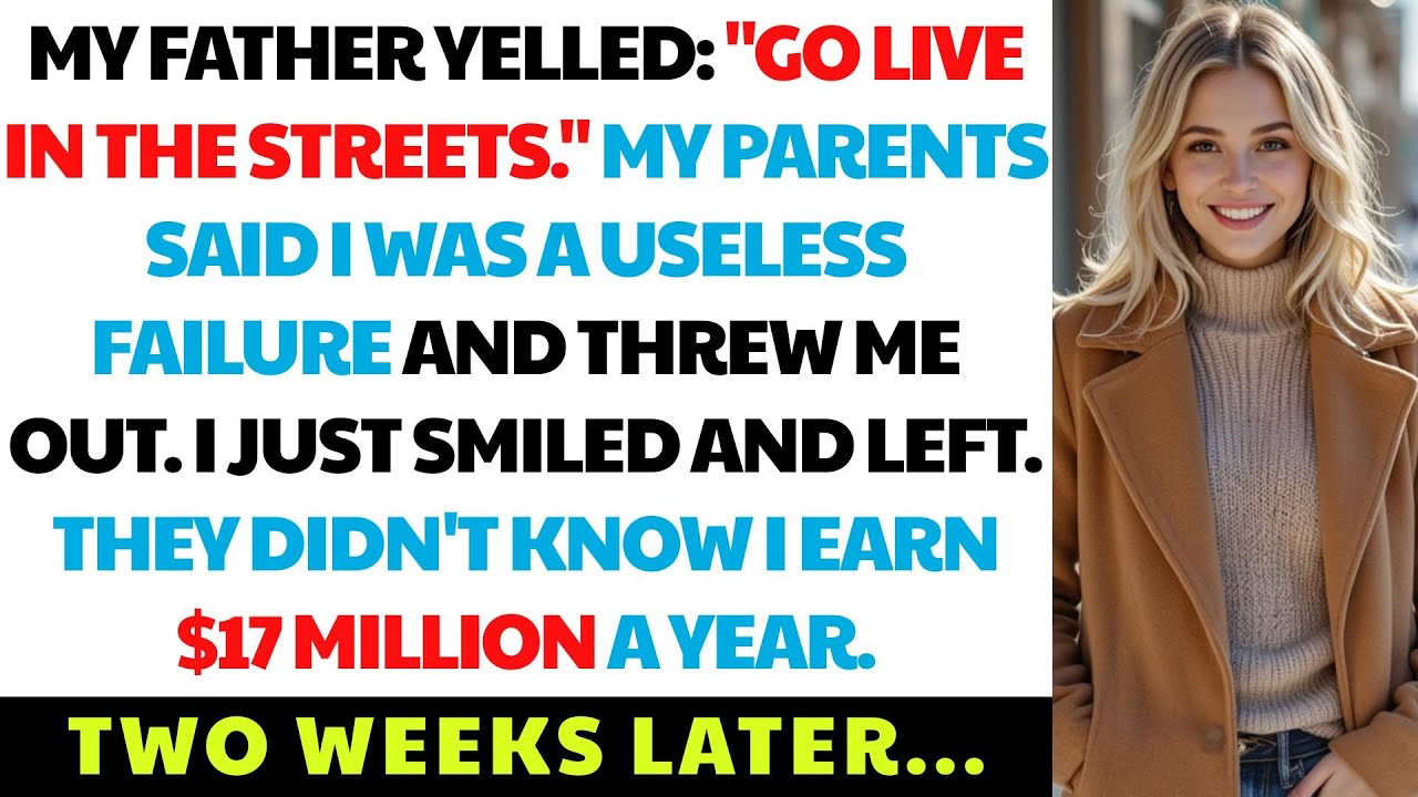 My Father Told Me to Live on the Streets — Two Weeks Later, They Learned I Earn $17M a Year