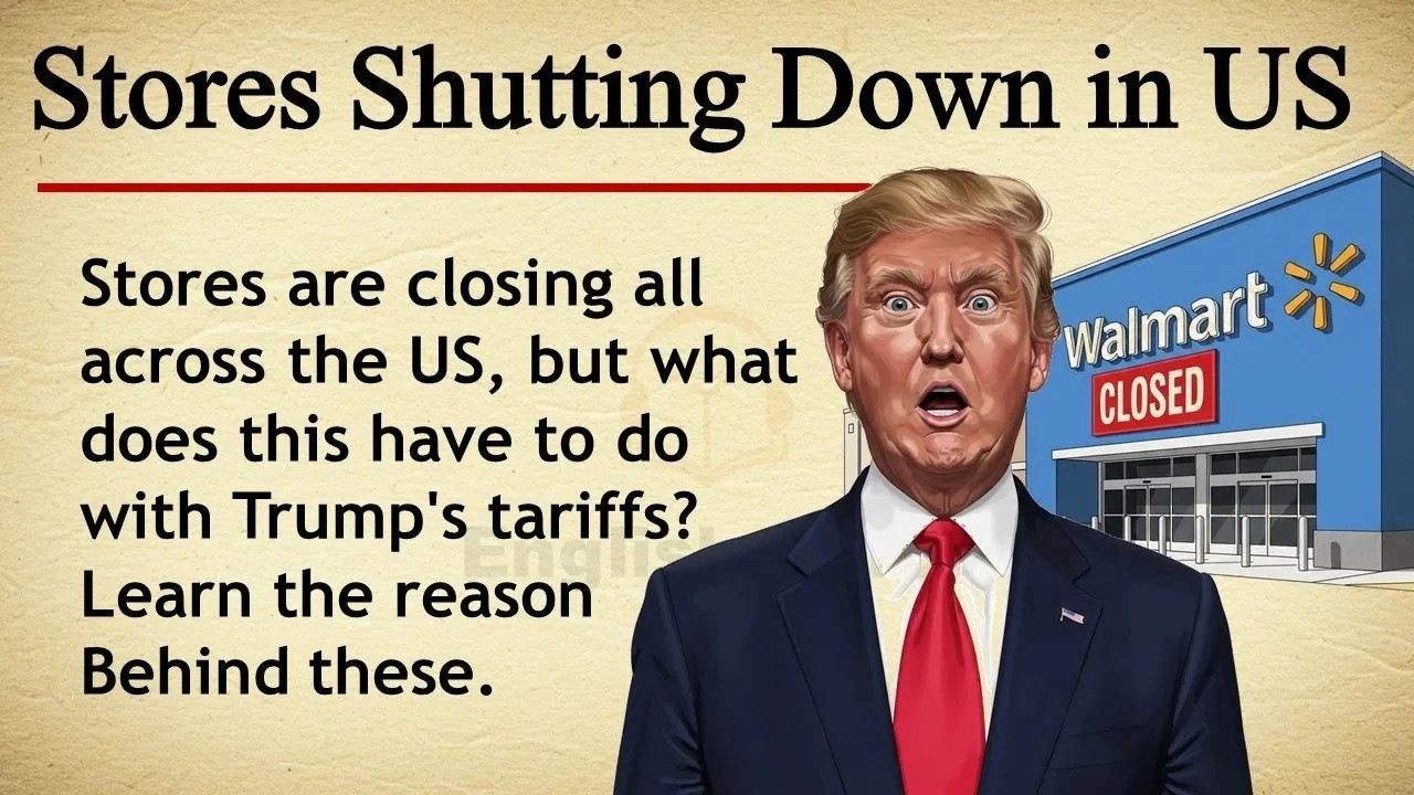 Stores Shutting Down in the US ｜｜ 📉 Learn English Through Story Level 2 ｜｜ Graded Reader 🎧