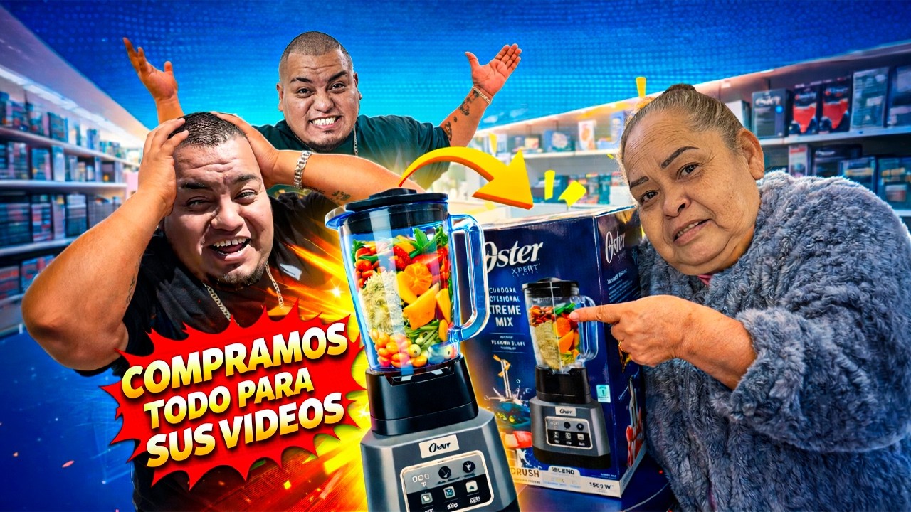 COMPRAMOS la LICUADORA para SUS VIDEOS 😱🔥 ASÍ reaccionó  MAMÁ - Gemelos Pantera