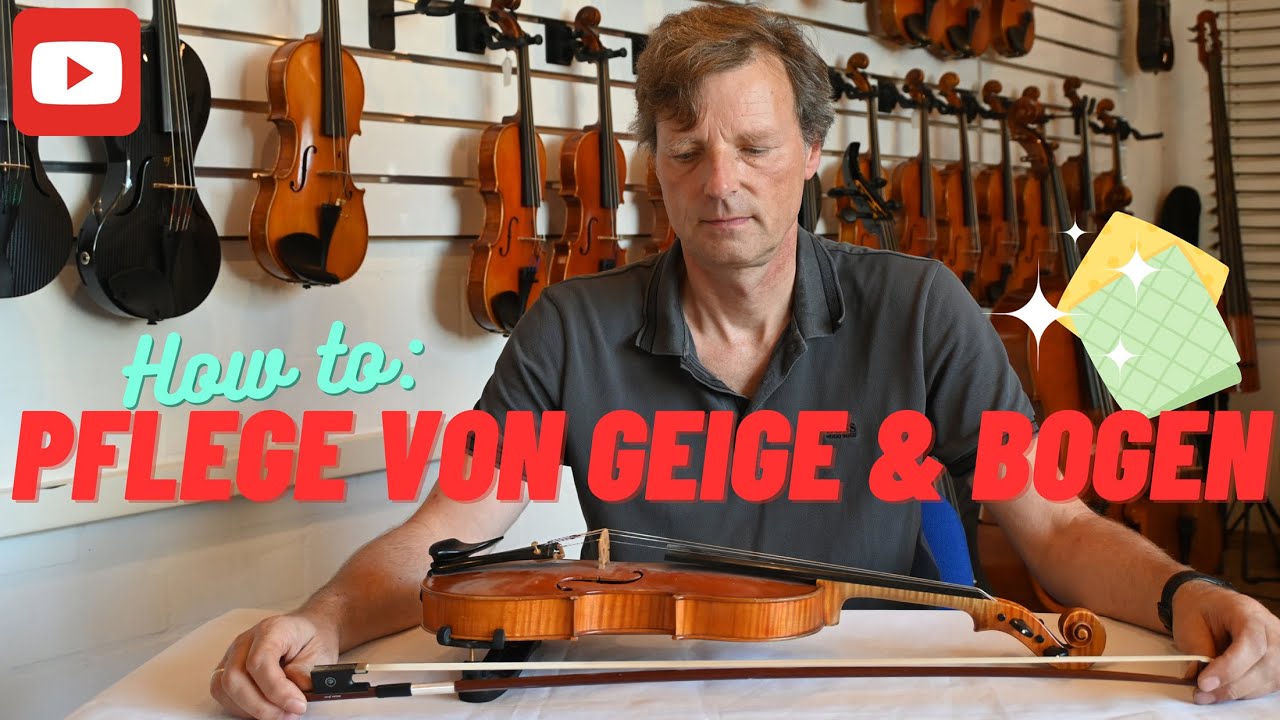 So wird's gemacht: Pflege von Geige und Bogen