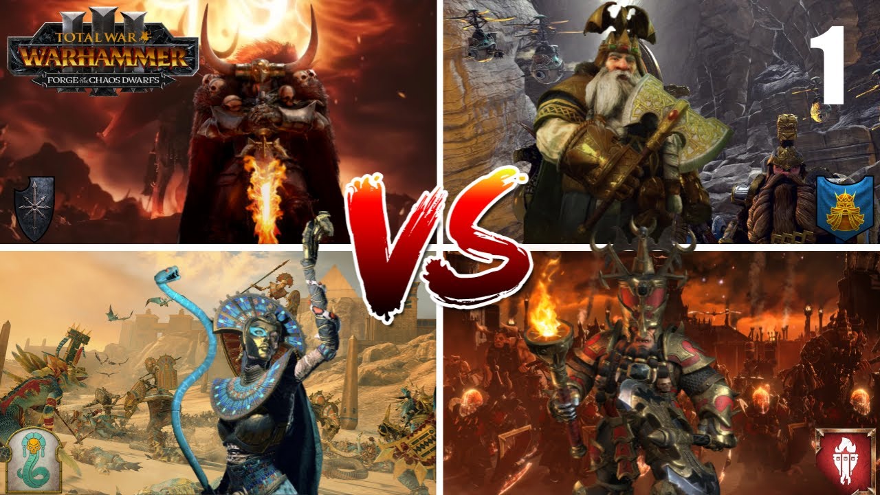 Total War: Warhammer 3 - Immortal Empires 4-Player Multiplayer Campaign 2 - Part 1