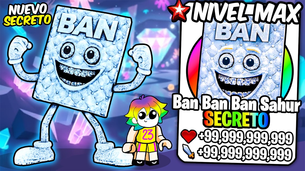 Consegu&iacute; A LOS NUEVOS BAN BAN SAHUR Y PRESTIGE BAN BAN SAHUR en Brainrot Evolution 🥶