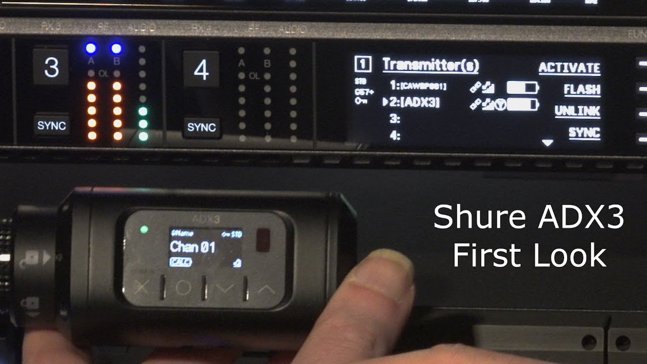 Shure ADX3 Plug-on Transmitter with ShowLink First Look