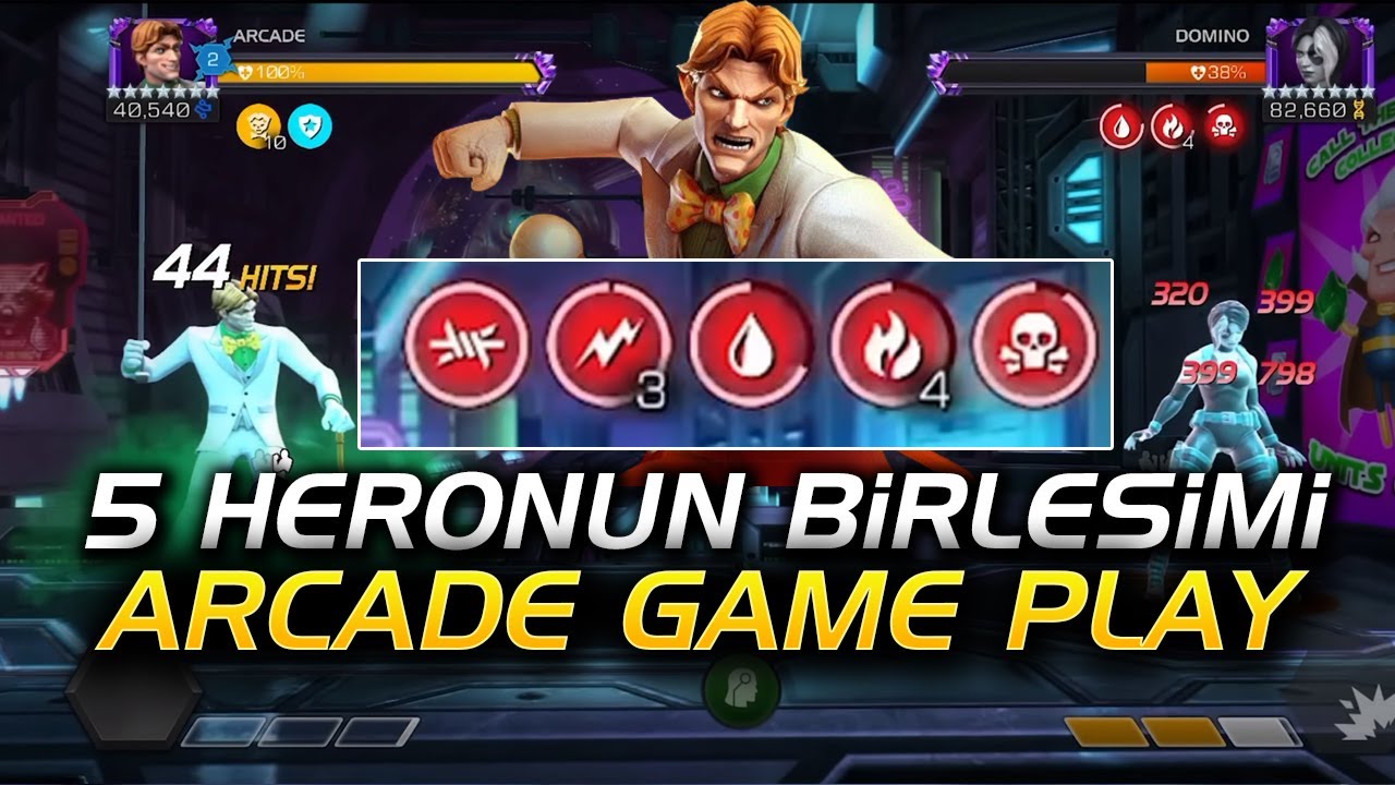5 HERONUN BİRLEŞİMİ - MCOC ARCADE GAME PLAY - MAGİ TV MCOC