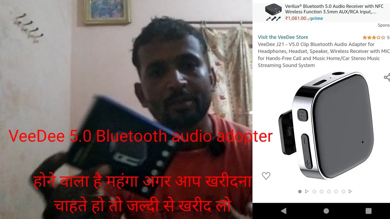 veedee J21 5.0 Bluetooth mic best mic for audio recording