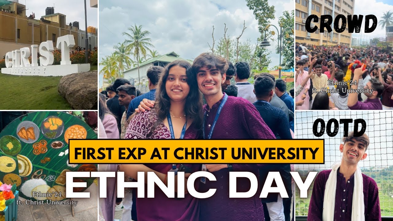 My first Christ "Ethnic Day" in Bangalore || must watch! Complete vlog 