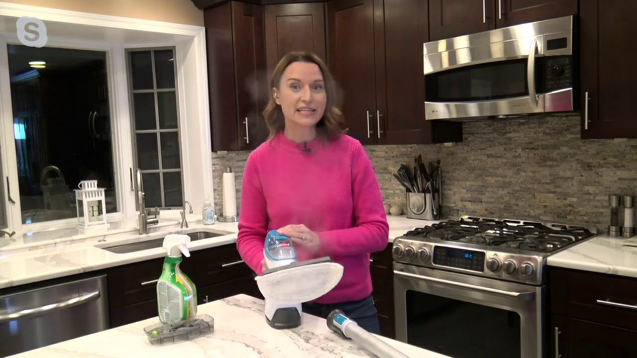 Bissell PowerFresh Slim 3-in-1 Steam Mop with Attachments on QVC