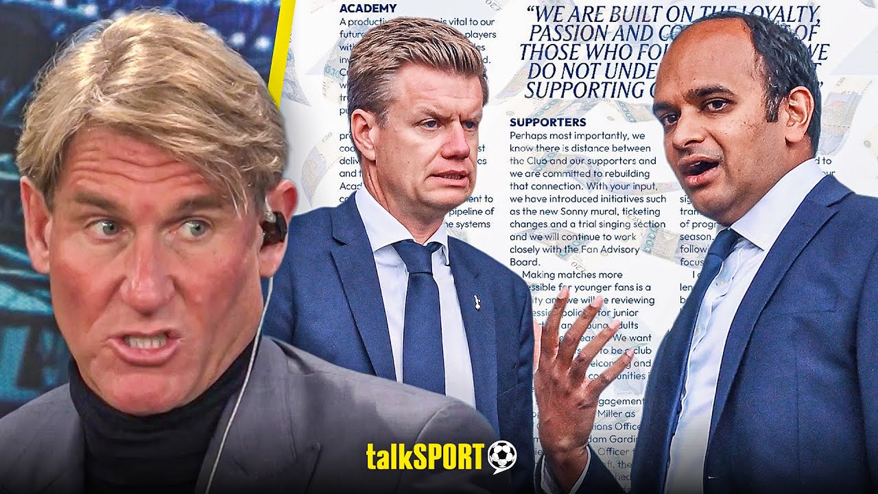 Simon Jordan REACTS to Vinai Venkatesham's MESSAGE to Spurs Fans amid Thomas Frank Future Concerns!