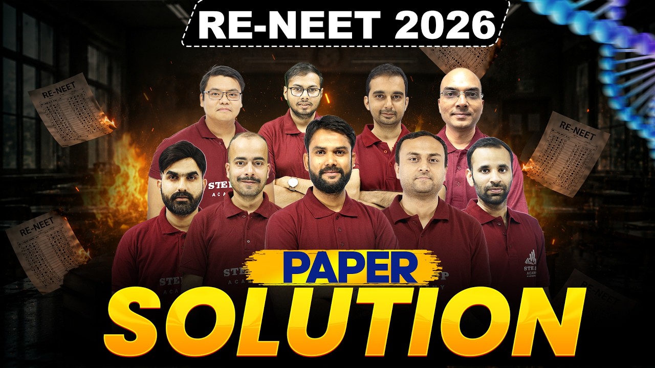 Re-NEET 2026 Paper Discussion ⚡ | Answer Key + Detailed Analysis | NEET UG 2026
