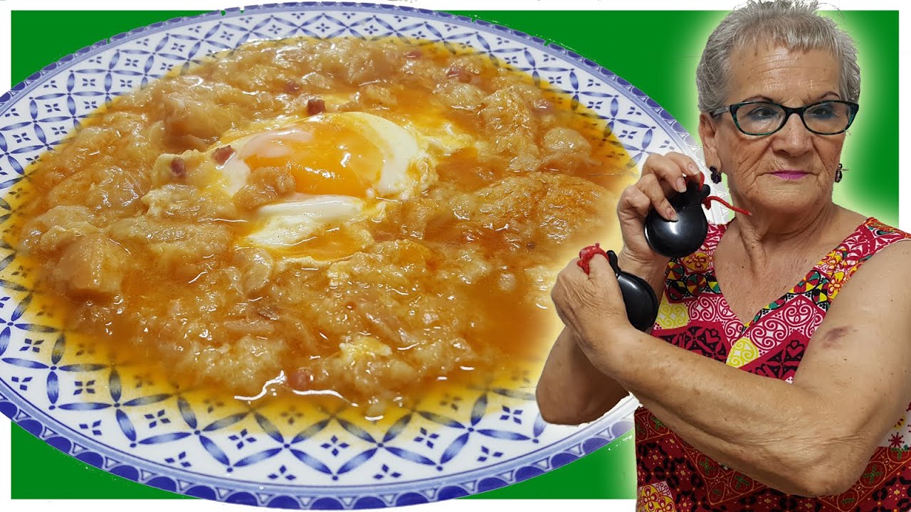 🥣SOPA de AJO Tradicional 😋DE LA ABUELA ( Sopa Castellana )