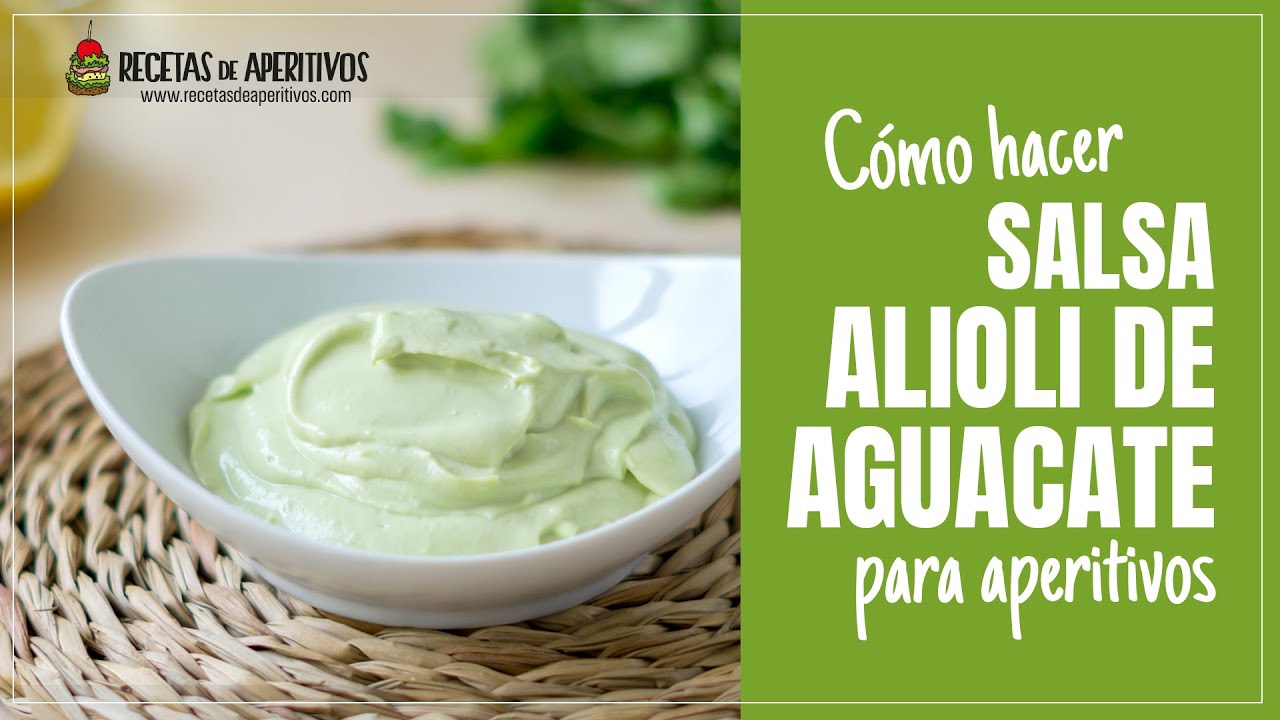 SALSA ALIOLI de AGUACATE SÚPER FÁCIL de PREPARAR #7