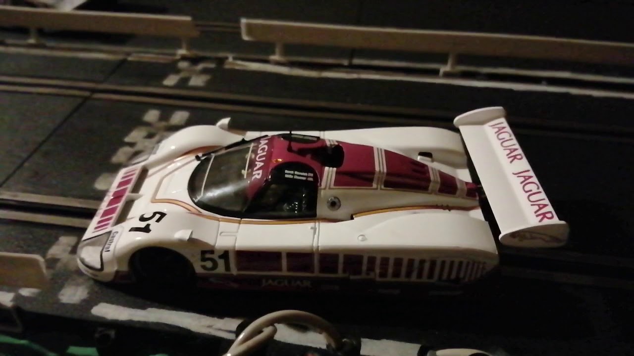 Slot.it Jaguar Group C on my Polistil Track