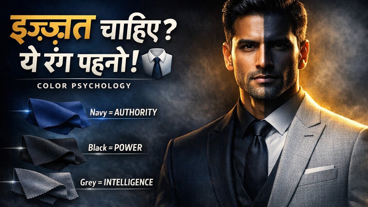 कपड़ों का रंग कैसे आपकी इज्ज़त, Image और Value तय करता है | Color Psychology Truth |