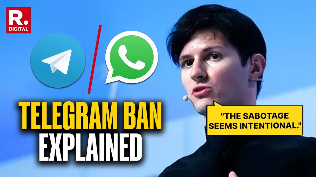 Telegram Banned In India: Founder Pavel Durov Reacts | Telegram Ban Explained