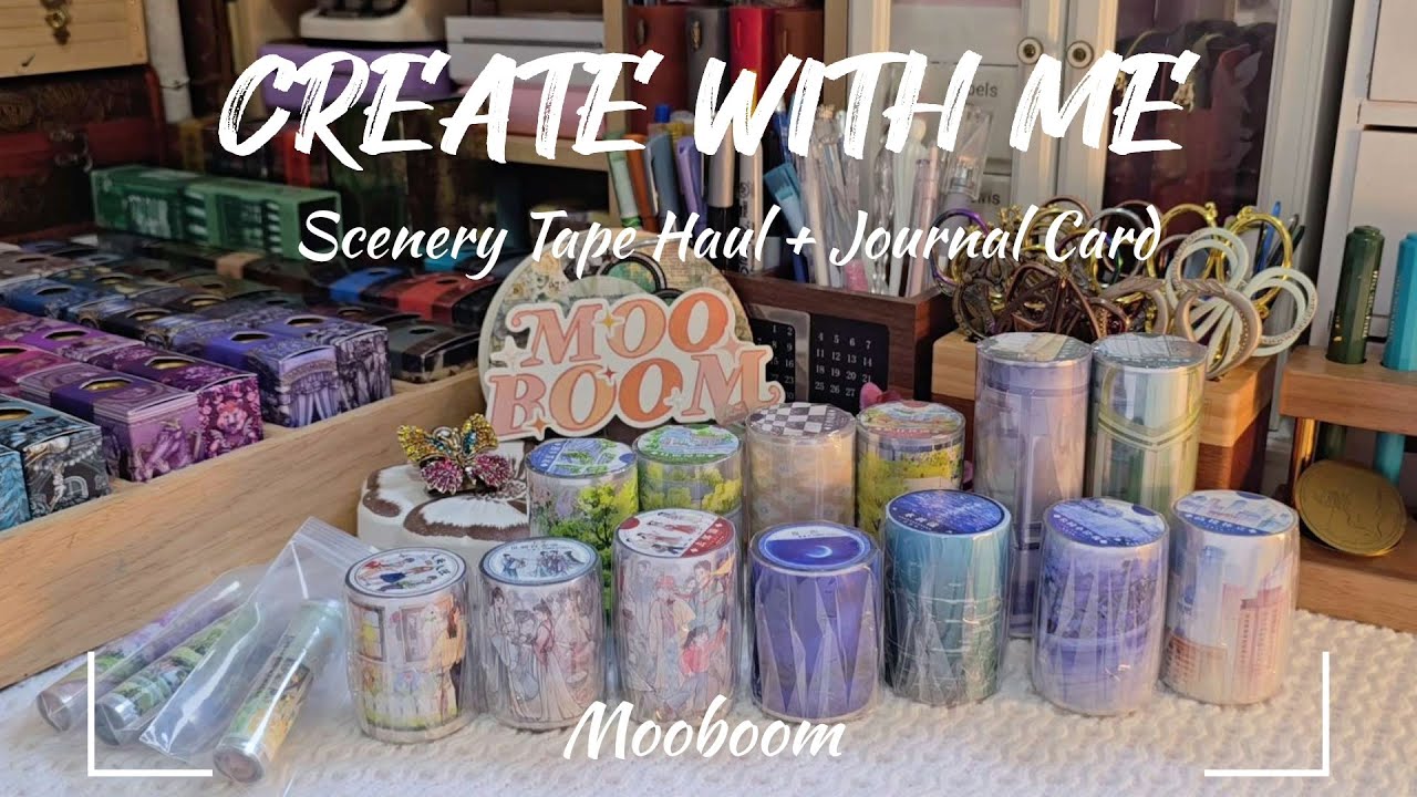 ASMR Unbox & Create With Me | City Night Stroll Scenery ft 