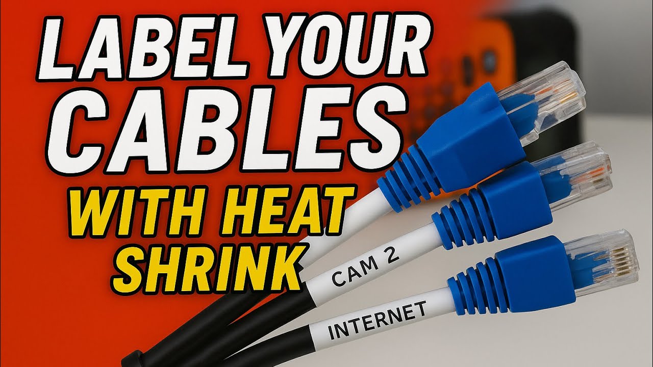 How To Label Cables Using Heat Shrink