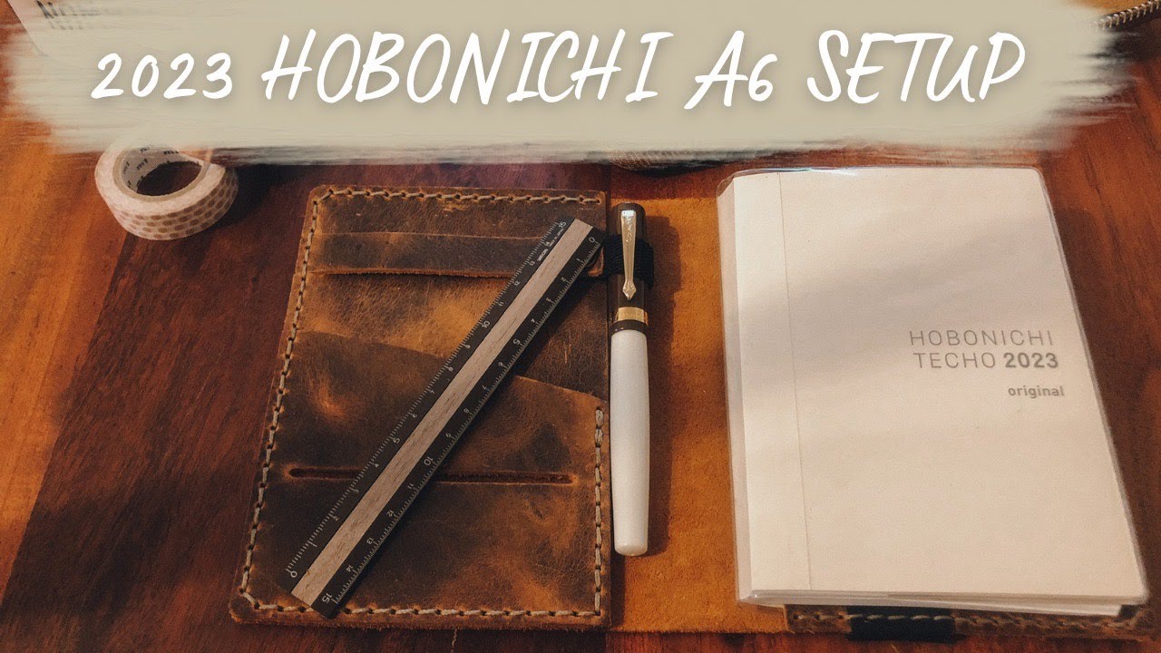 2023 HOBONICHI TECHO A6 SETUP [DEUTSCH] 🖋 | Content-Planung und kreative Arbeit | coyote diaries