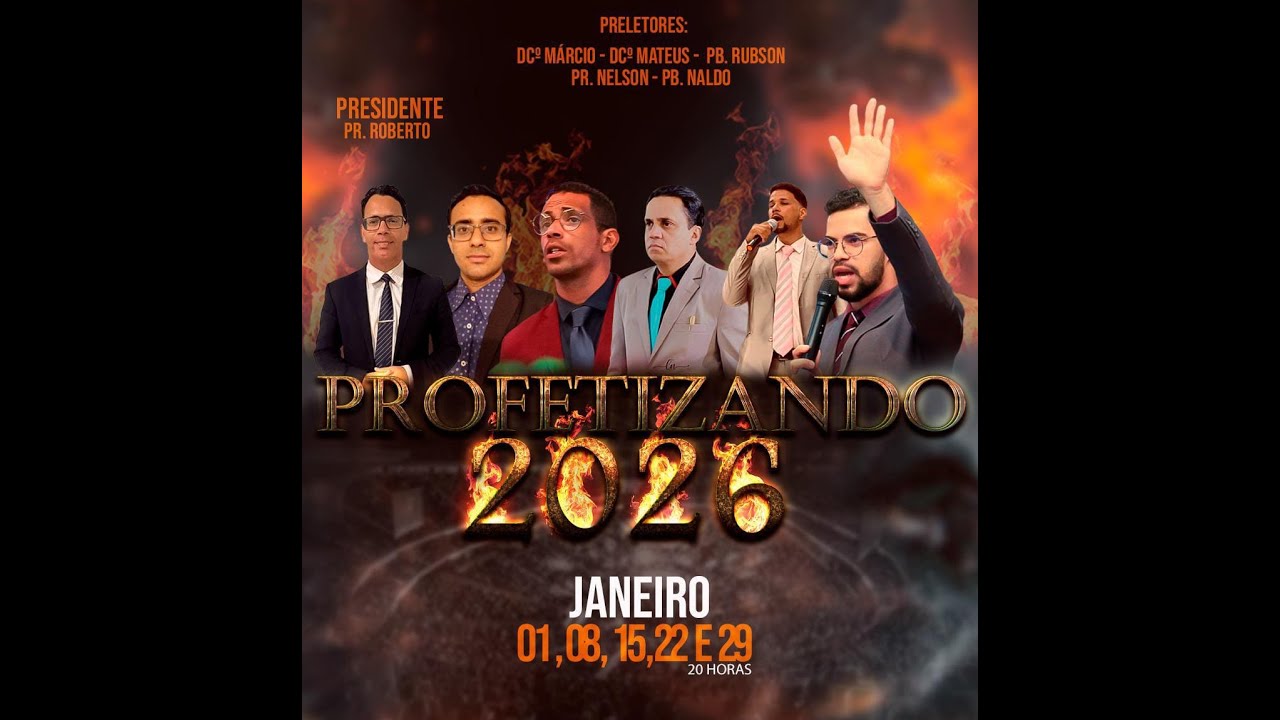Campanha Profetizando 2026 22/01/2026 ADMAC Samambaia Sul