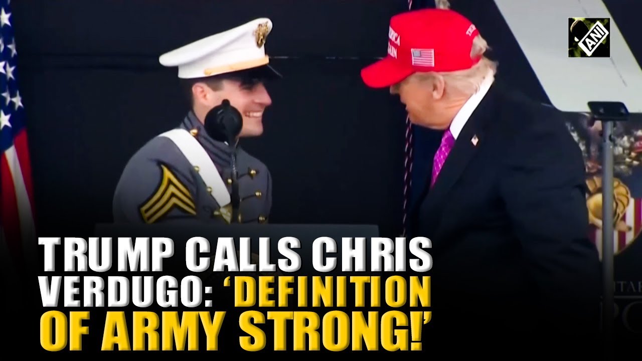Trump honours ‘int’l record breaker’ Cadet Chris Verdugo, calls him definition of ‘Army Strong’