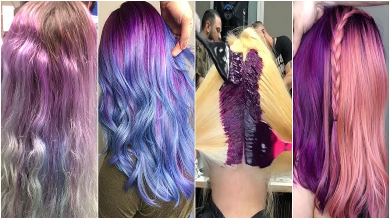 Amazing HAIR COLOR TRANSFORMATIONS | Rainbow/Purple/Pink/Blue Hair Dye Compilations