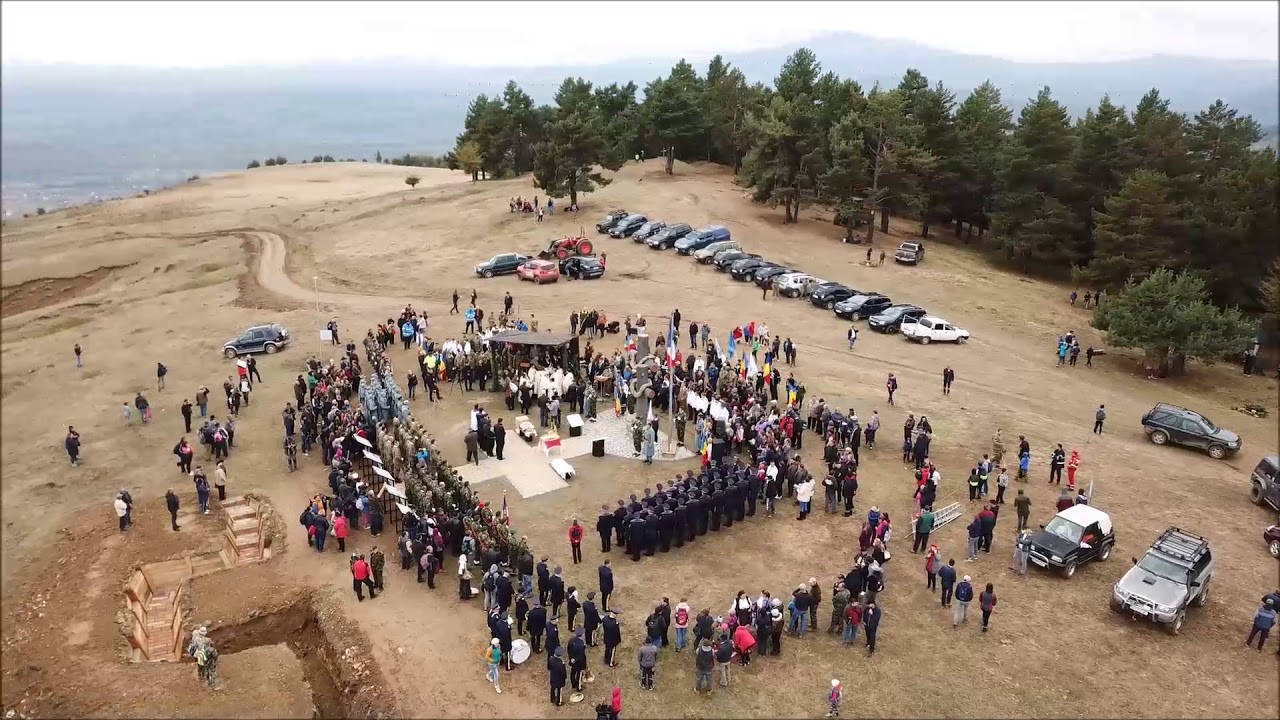 Dealul Coșna- Inaugurarea ansamblului de monumente de pe dealul Coșna