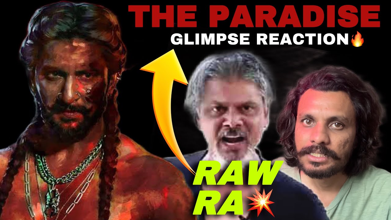 💯The Paradise Glimpse Reaction || Poolachokka || Nani || Anirudh || Srikanth Odella