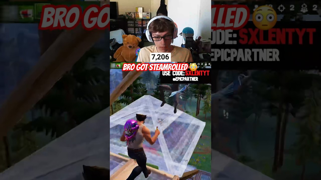 Bro got stream rolled 😳#gaming #fortnite #fortniteclips