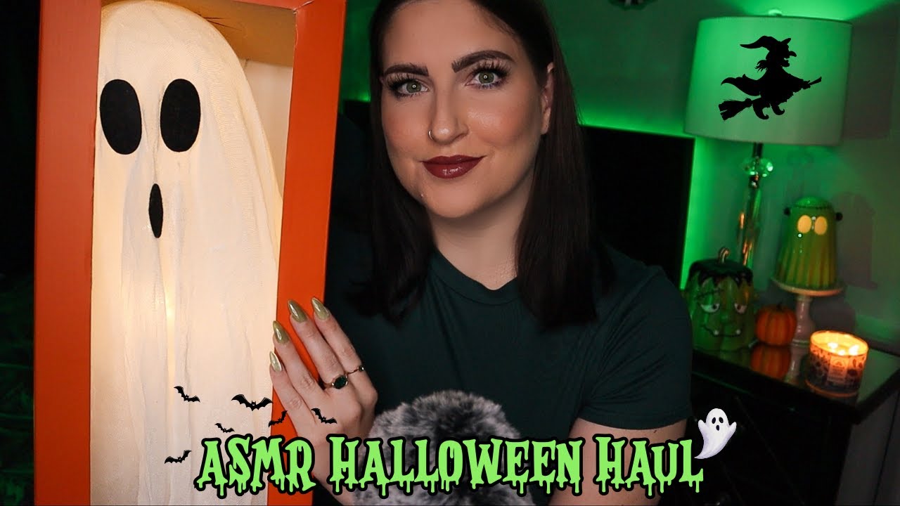 ASMR TJMaxx Halloween Haul 👻💚