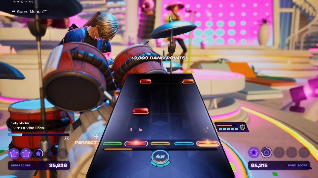 Fortnite Festival Livin' La Vida Loca Drums FC