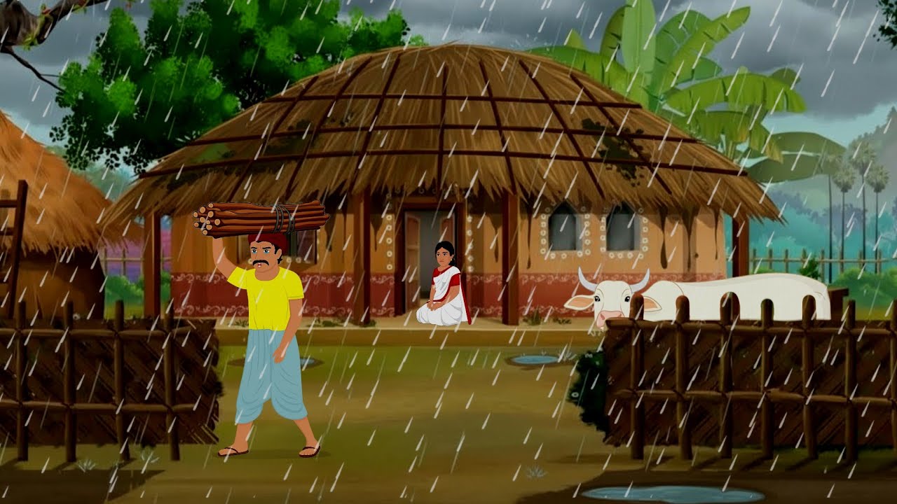 गरीब की बारिश । हिंदी कहानी । Gareeb par barish ka kahar । Hindi kahani । Moral stories । Fairytales