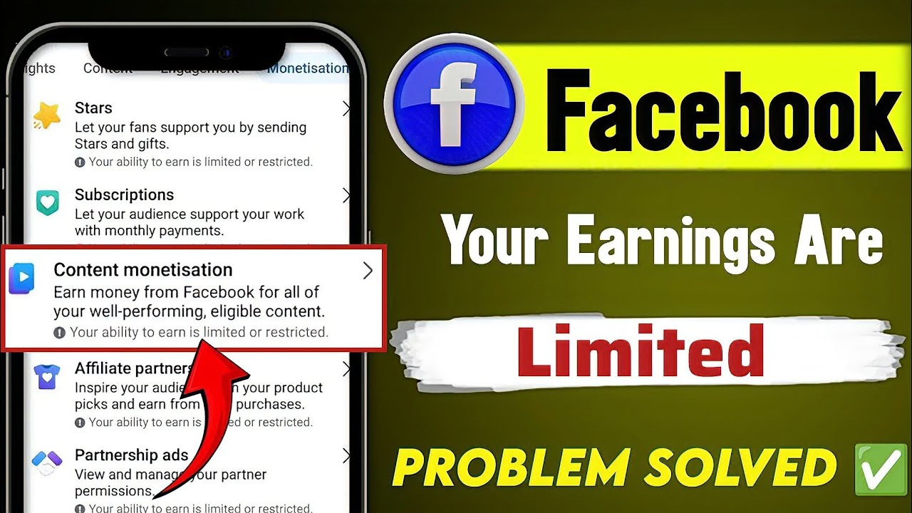 Facebook Earnings Limited Problem Fix 2026 😱 | Your Ability To Earn Is Restricted (Full Guide)
