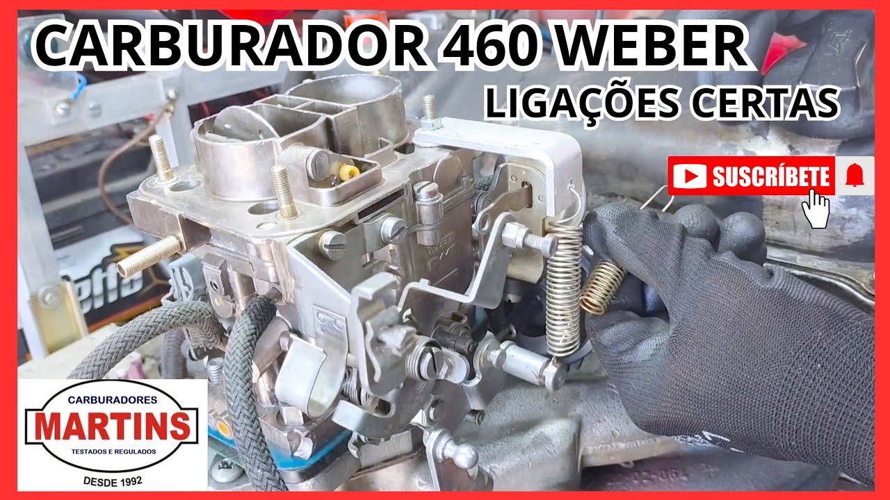 Carburador 460 Weber - álcool - Chevette -Quais as ligações certas? Cabo acelerador-afogador-injetor