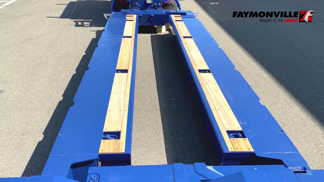 Faymonville - MegaMAX lowloader w/ double hydraulic widening & double extension outer beams