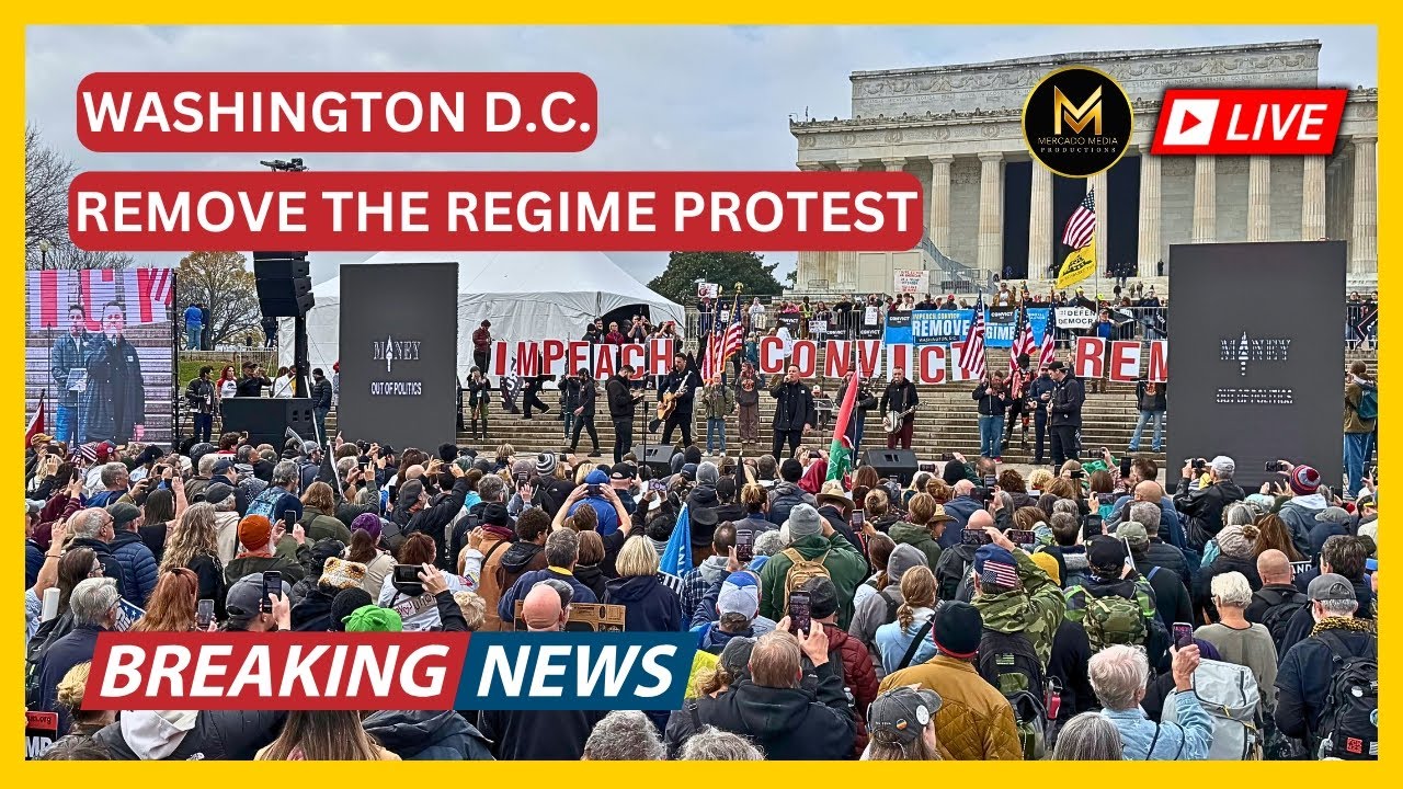 LIVE: REMOVE THE TRUMP REGIME PROTEST - Washington, DC