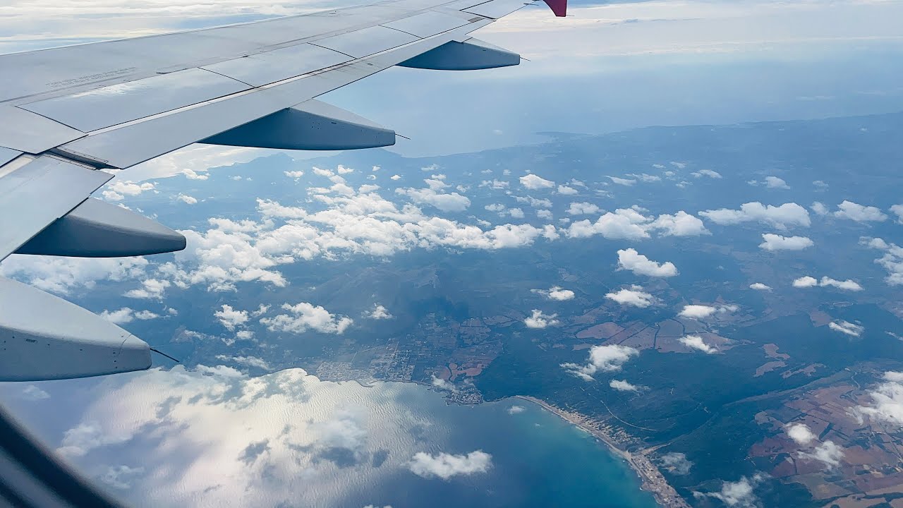 Volotea - Décollage de Palma de Majorque pour Lyon / Take off from Palma de Mallorca to Lyon