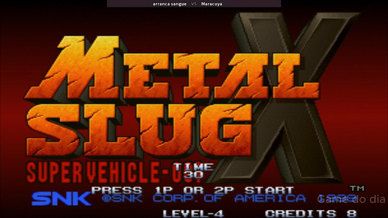 Metal Slug X: Super Vehicle 4k (Todos Boss + Final).[60 FPS]