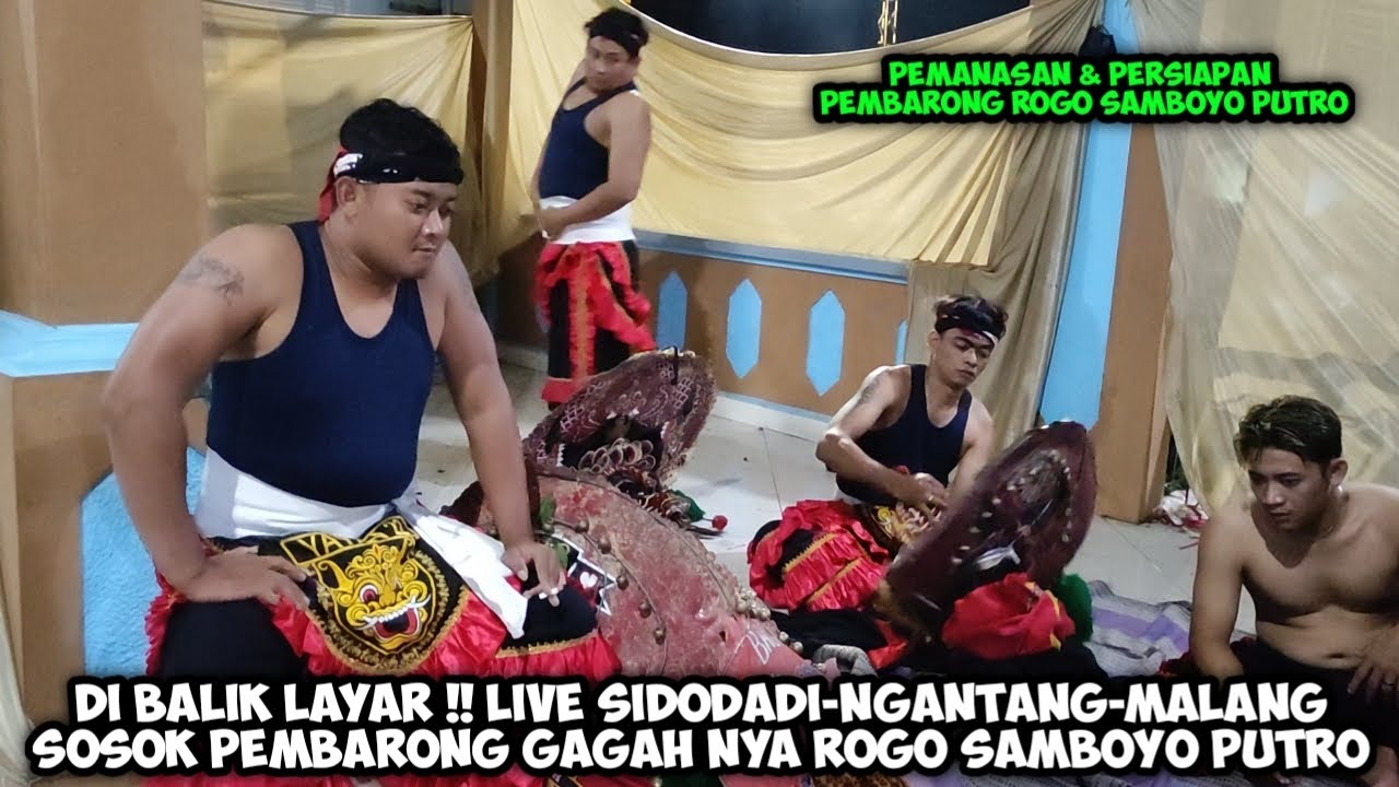 Di Balik Layar❗Sosok PEMBARONG Gagah nya ROGO SAMBOYO PUTRO Live Sidodadi Ngantang Malang