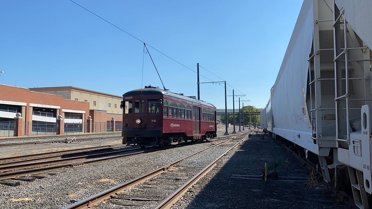 Electric City Trolley Museum Philadelphia Suburban Transportation Co. #76 Outbound Trip (10/9/20)