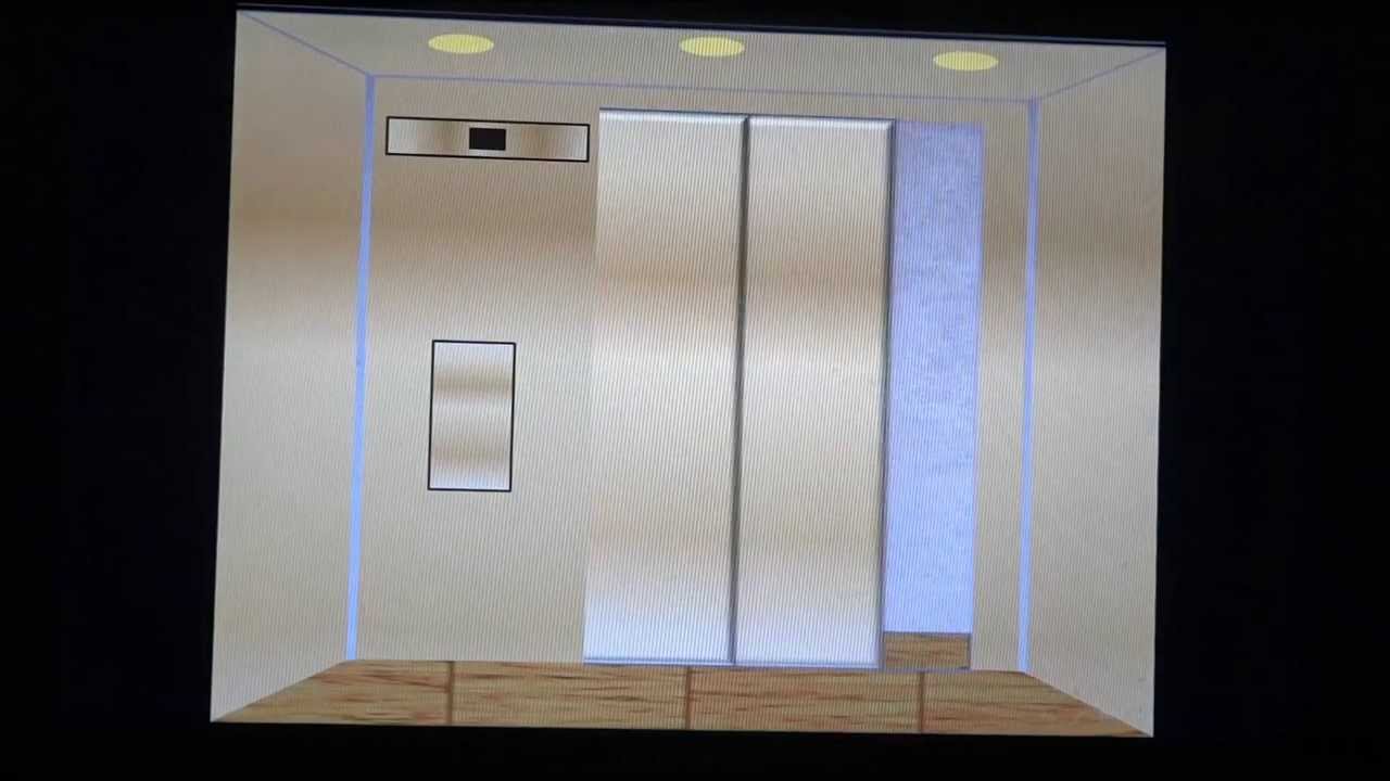 ANIMATED: VINTAGE Elivator traction elevator at Hotel Golda in Elevation City