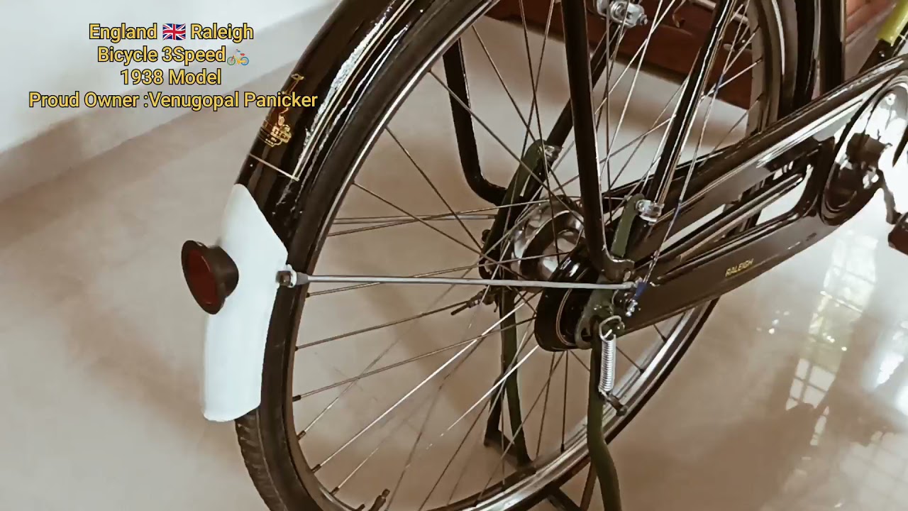 England 🇬🇧 Raleigh Bicycle 3speed 1938Model #BlackcrowsVlogs