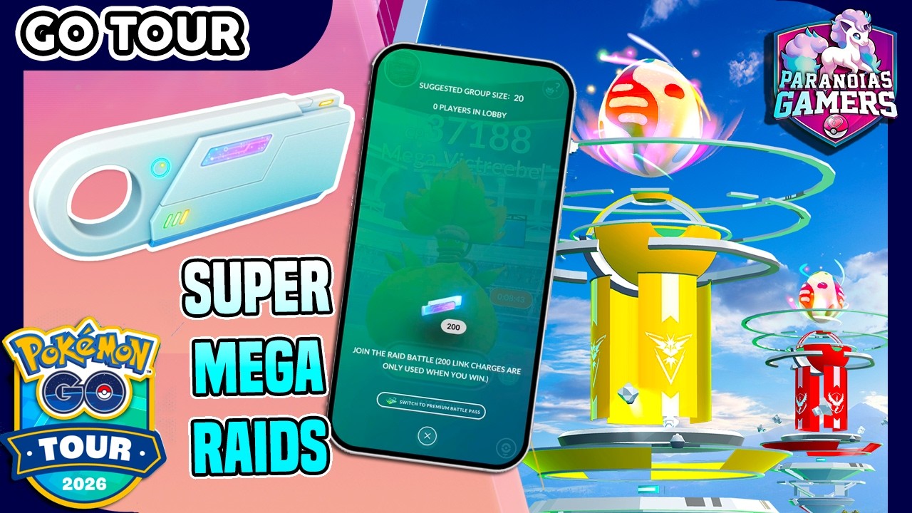 🚨OFICIAL: EL NUEVO NIVEL SUPER MEGA INCURSIONES LLEGA AL Pokémon GO TOUR KALOS: TODA LA INFORMACIÓN