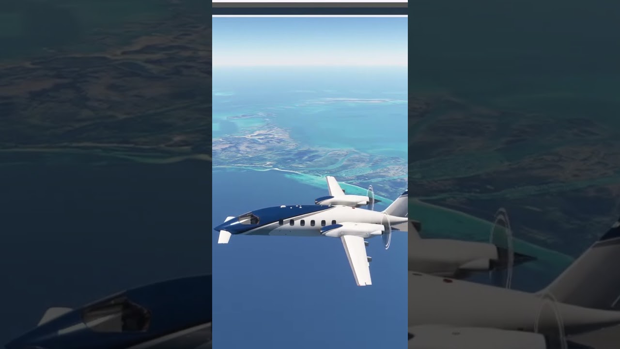 PIAGGIO P180 Avanti | Marsh Harbour Bahamas to Fort Lauderdale Florida | MSFS VATSIM LIVE ATC